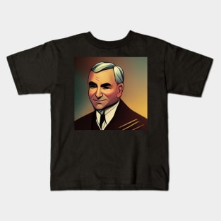 Warren G. Harding | Comics Style Kids T-Shirt